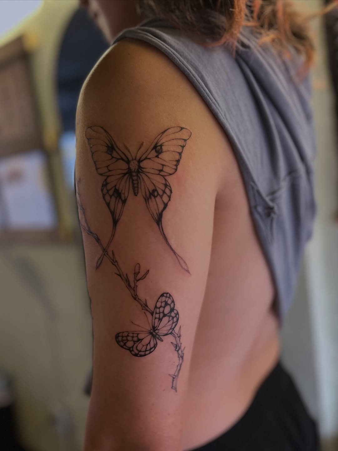 Tattoo by @crispyorchids — fine_line