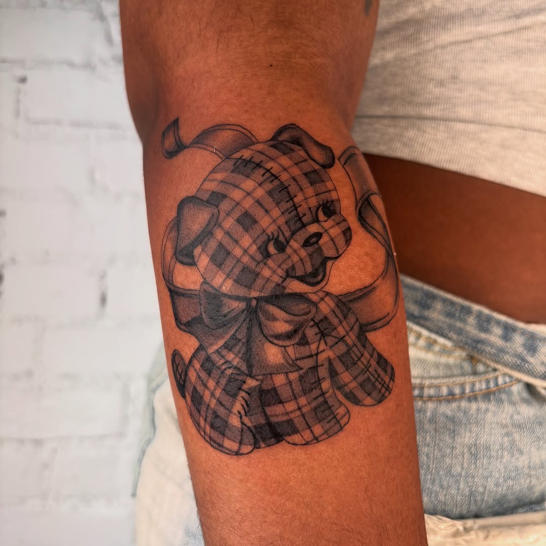 Tattoo by @uuptempo — black_and_grey, realism