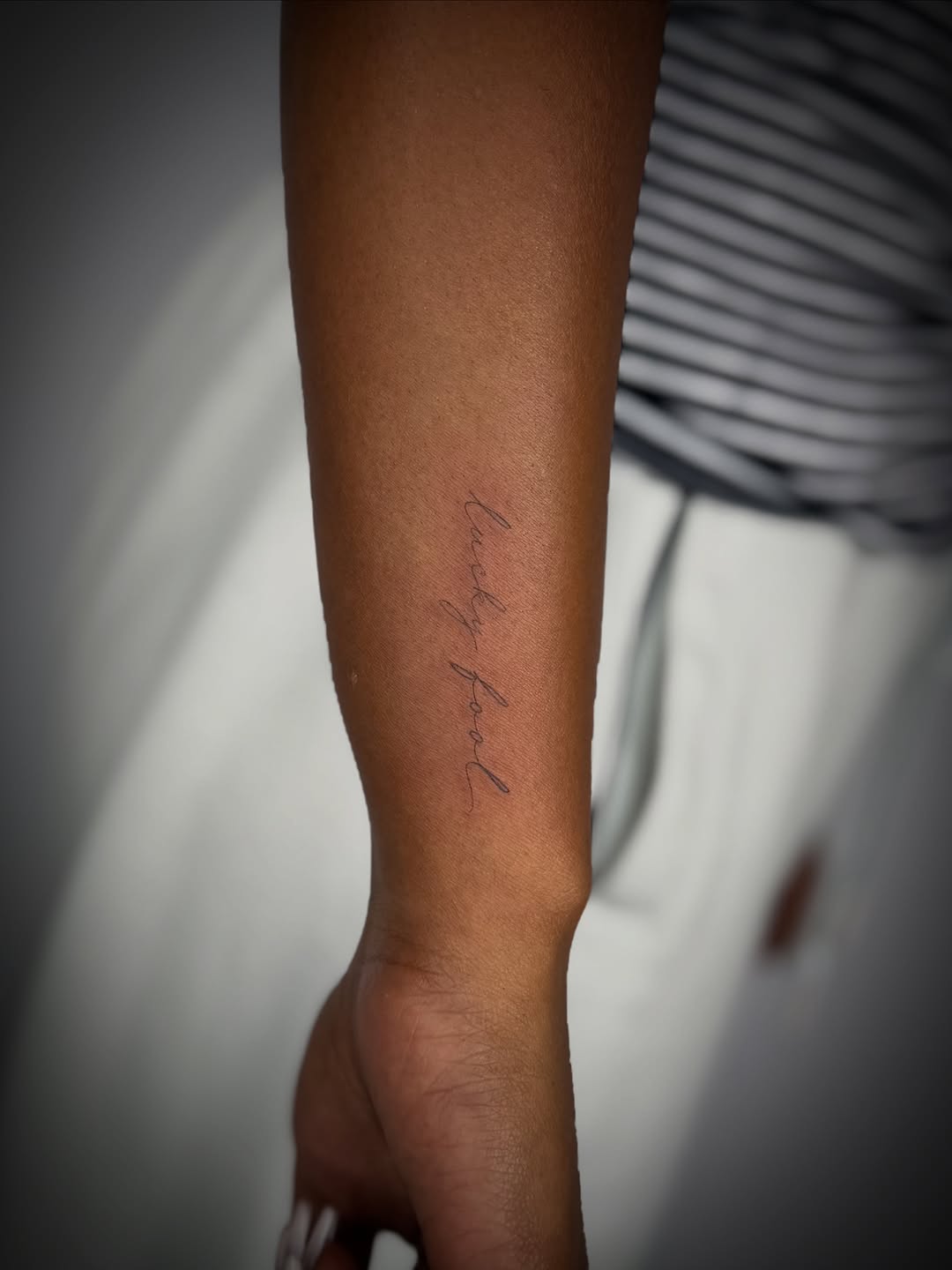 Tattoo by @petiteink_ — lettering_script, fine_line