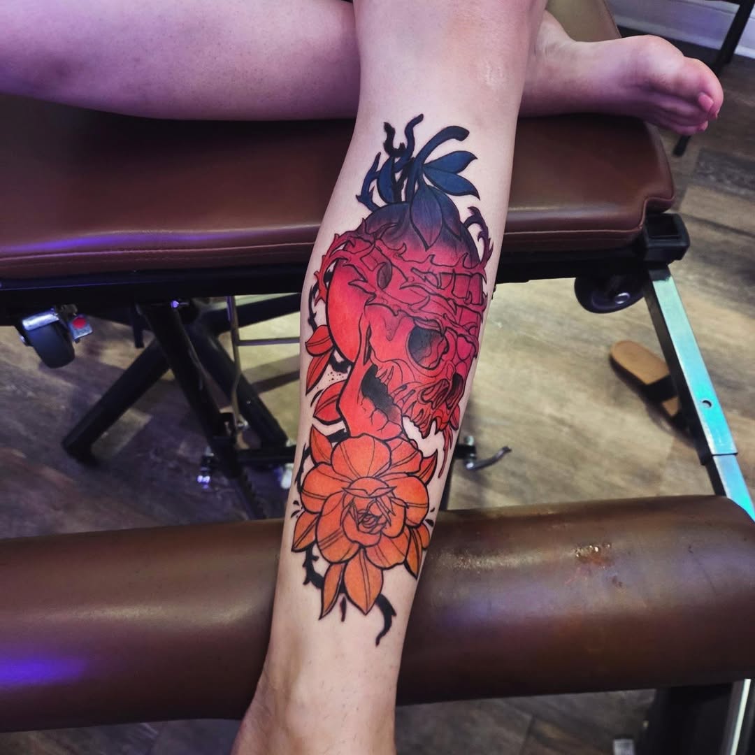 Tattoo by @barryhuffman77 — dark_realism, trash_polka