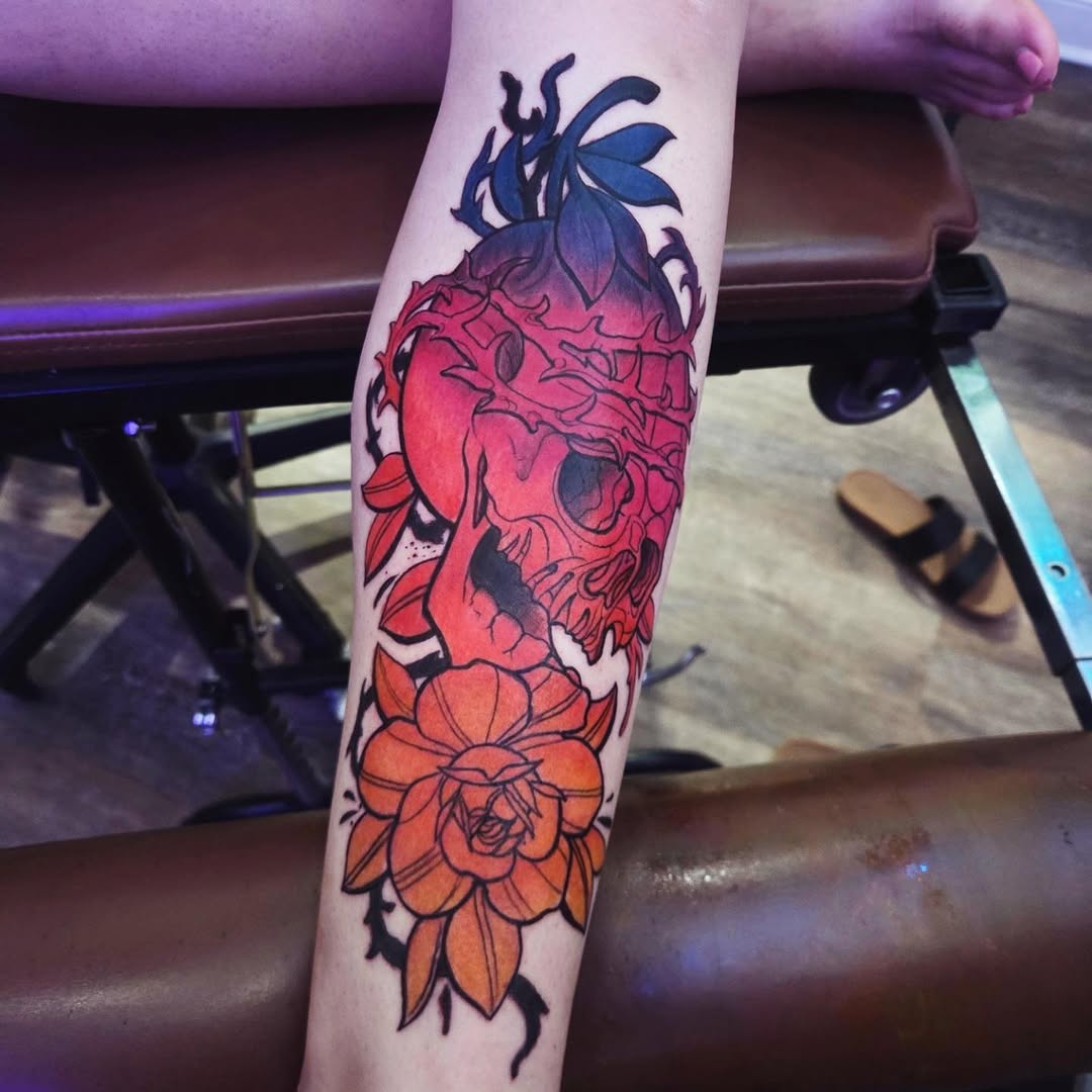 Tattoo by @barryhuffman77 — trash_polka