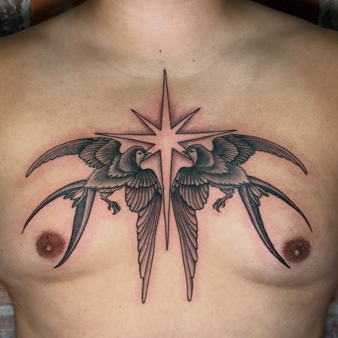 Tattoo by @catastrophepoke — black_and_grey, realism