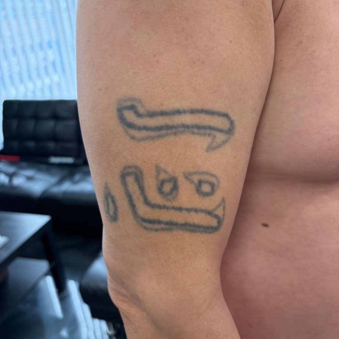 Tattoo by @sloth_bon — blackwork