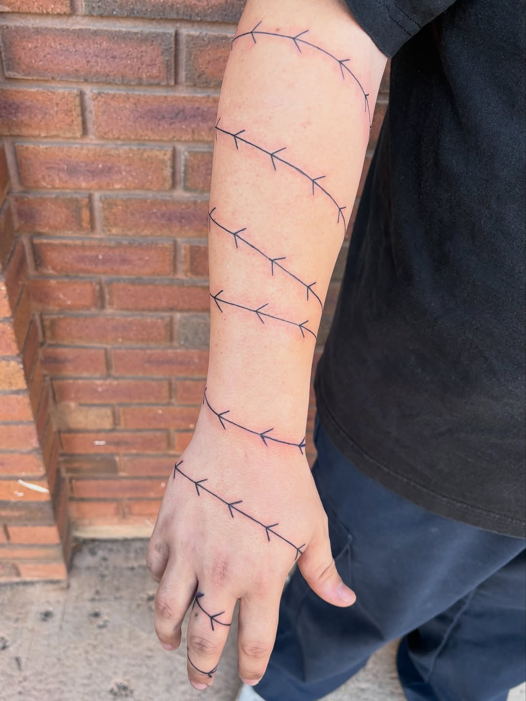 Tattoo by @vivala_goldfish — fine_line