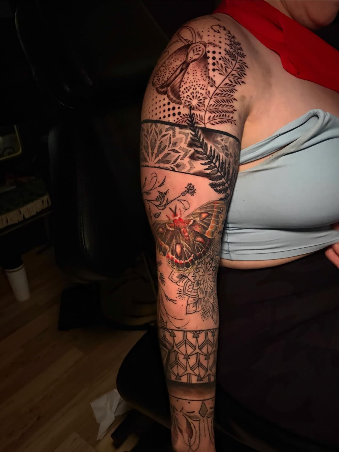 Tattoo by @ashleydenisetattoos β illustrative, black_and_grey