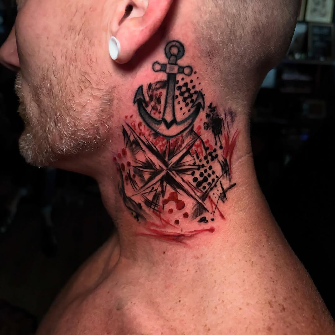 Tattoo by @ashleydenisetattoos β illustrative, blackwork