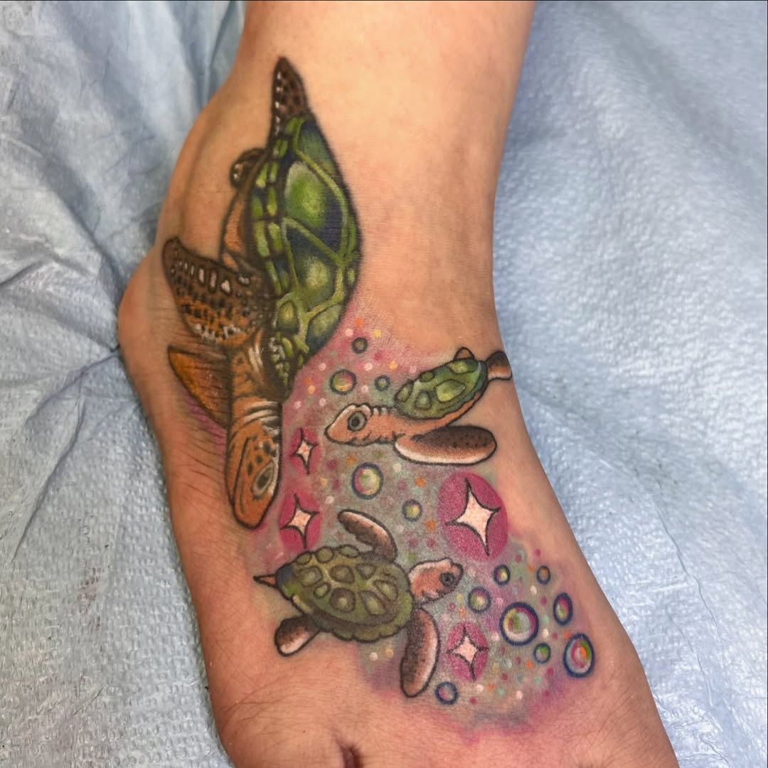 Tattoo by @taylormadeartt — new_school, watercolor