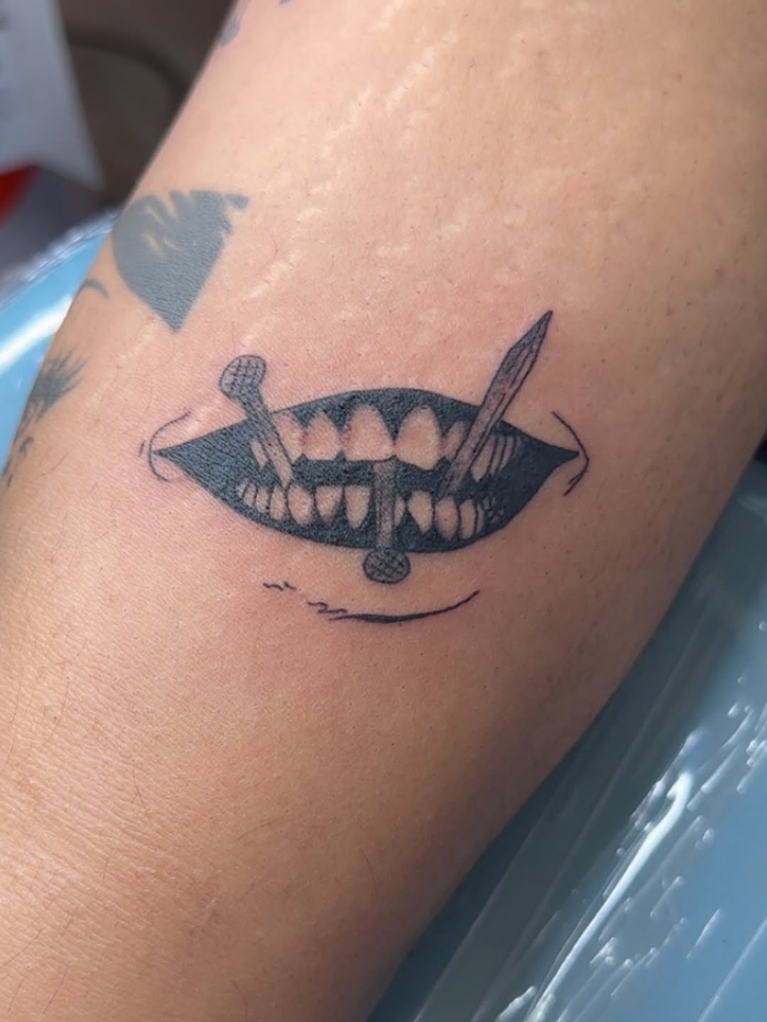 Tattoo by @nunutattoo111 โ blackwork, ignorant