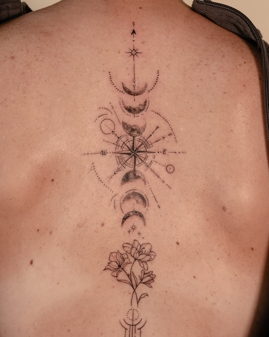 Tattoo by @koko.inker.houston β fine_line, geometric