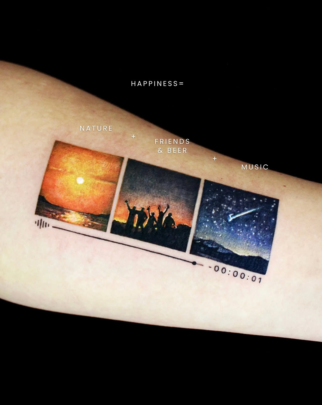Tattoo by @gumu.ink โ realism, lettering_script