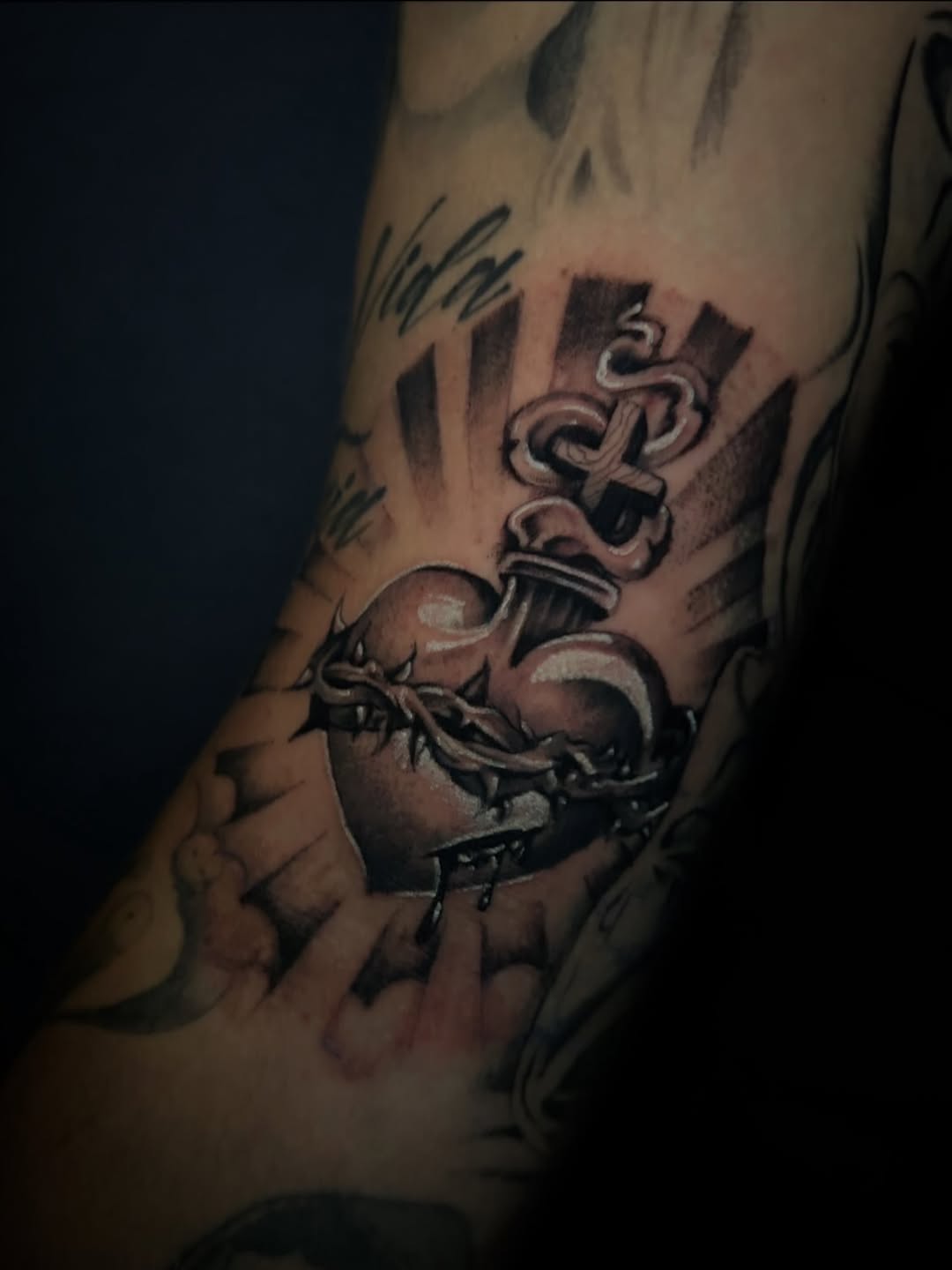 Tattoo by @marky_tattooer — black_and_grey, realism