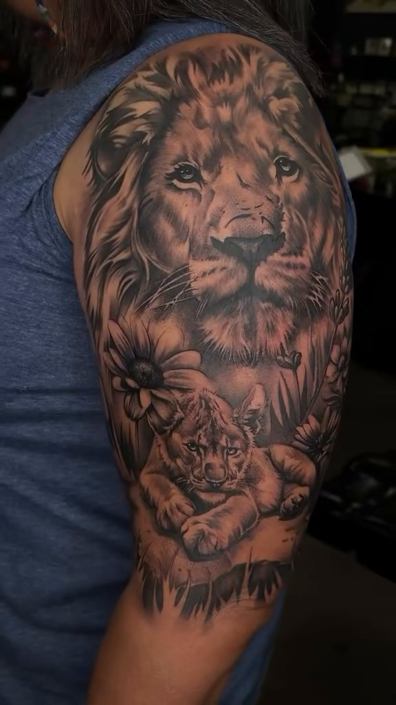 Tattoo by @marcos_tattoos — realism, black_and_grey