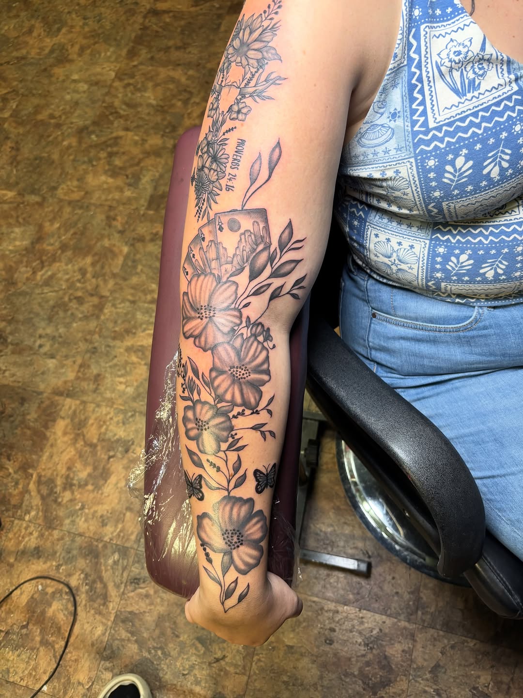Tattoo by @inkys_ink — black_and_grey, fine_line