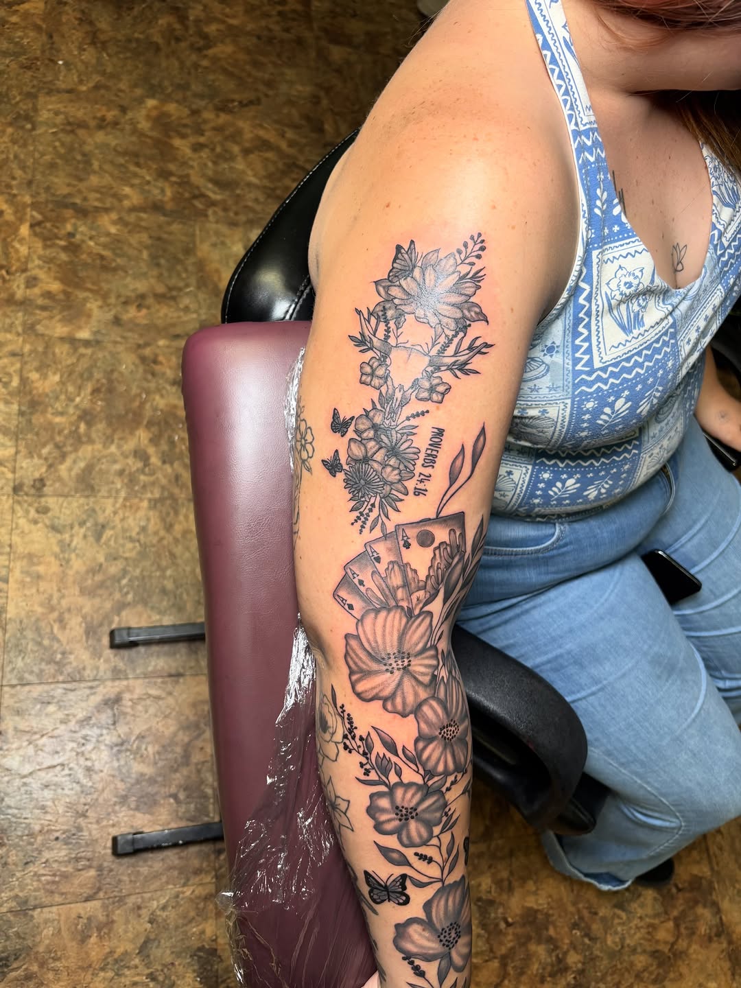 Tattoo by @inkys_ink — black_and_grey, fine_line