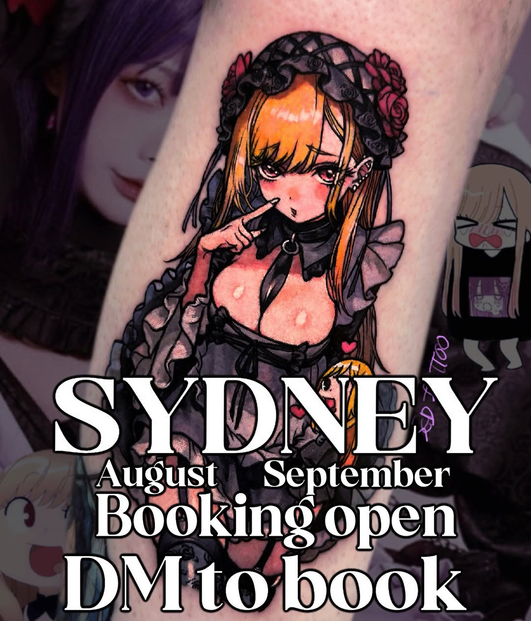 Tattoo by @sedtattoo — anime, fine_line