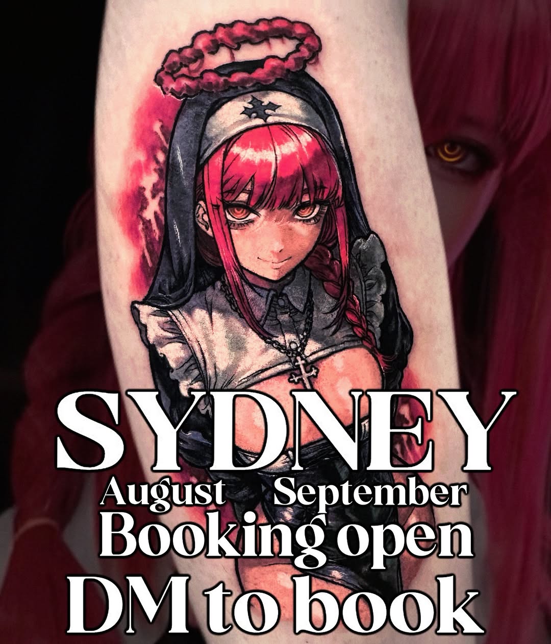 Tattoo by @sedtattoo — anime, trash_polka