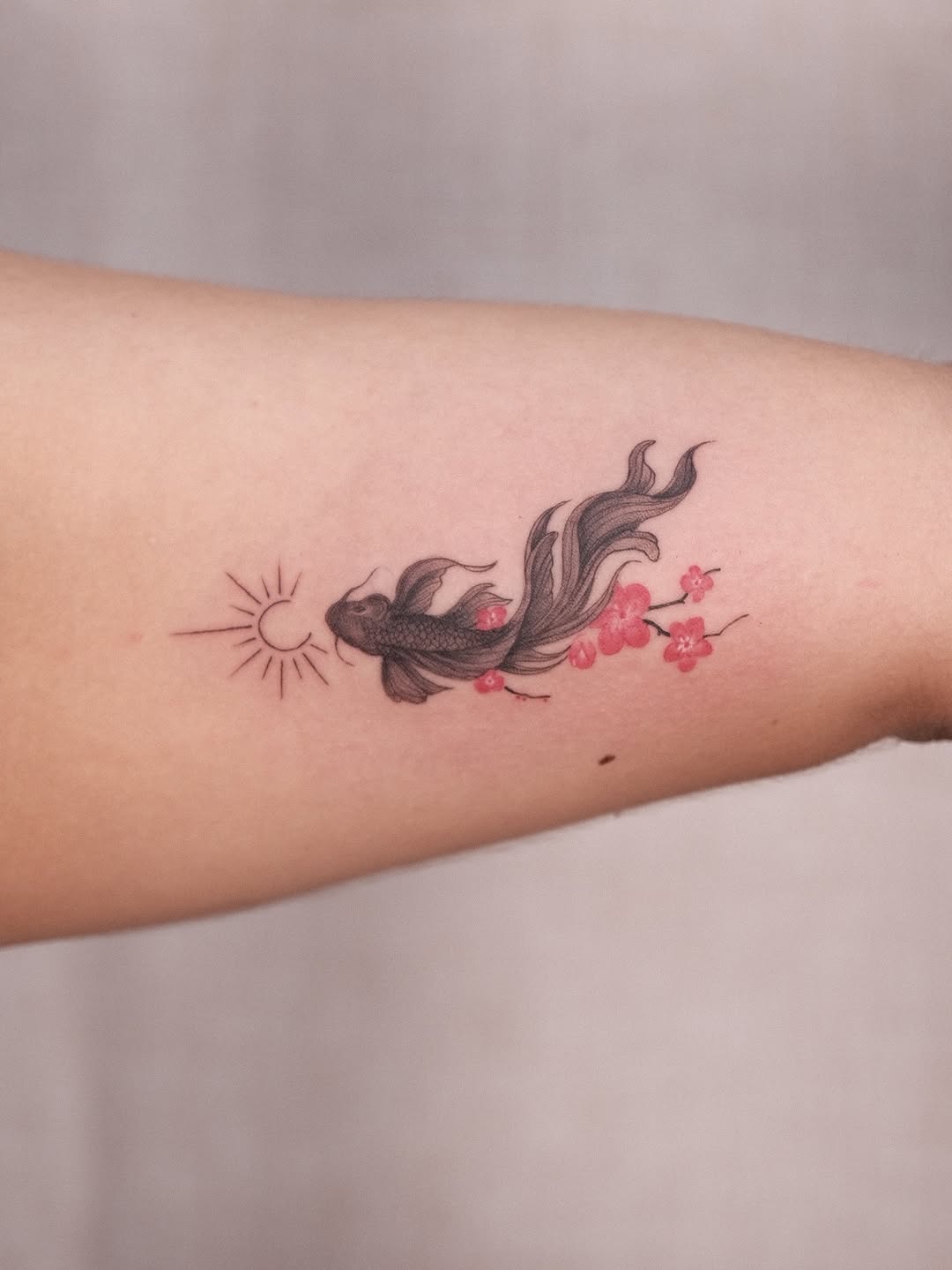 Tattoo by @houstontattooartist_goldenk โ fine_line, japanese_irezumi