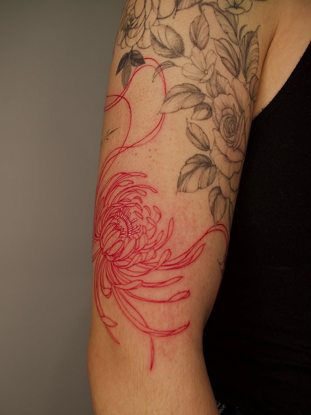 Tattoo by @prncessofvietnam — fine_line, japanese_irezumi