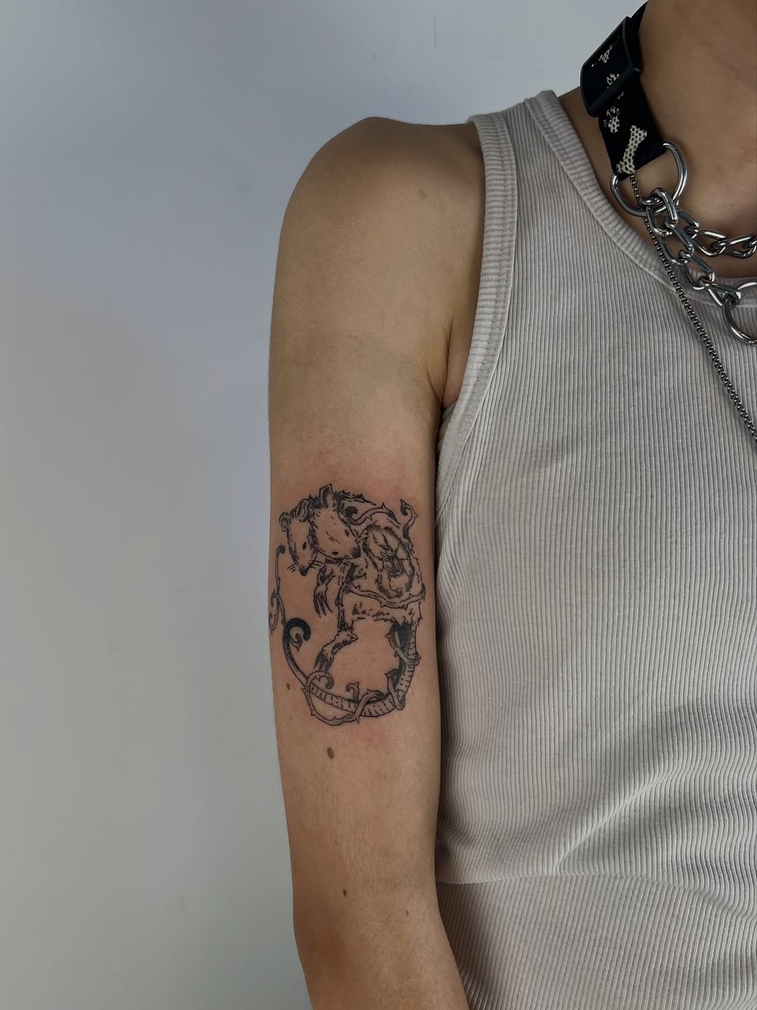 Tattoo by @666umbra.ttt — illustrative, sketch