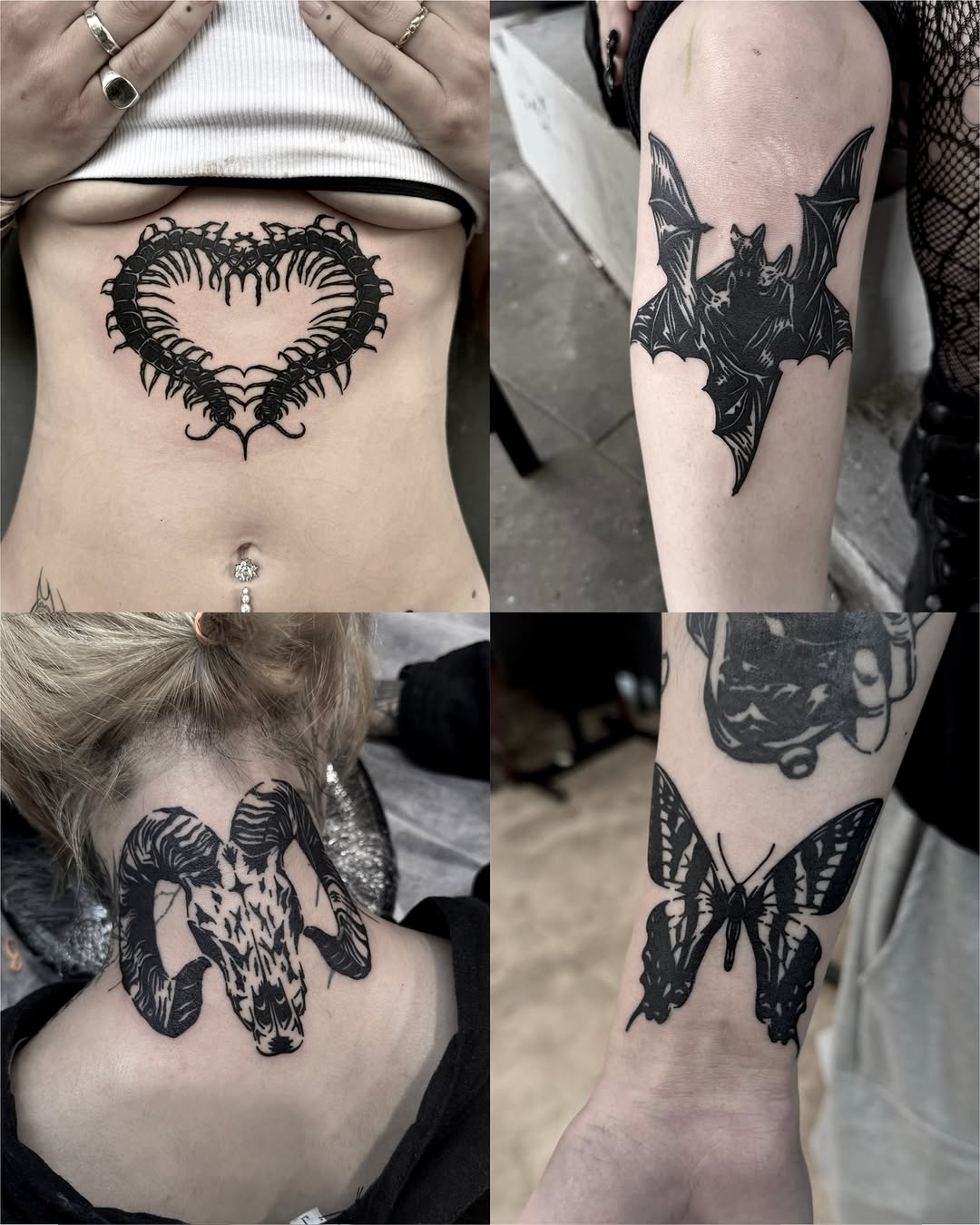 Tattoo by @roniblack_tt — blackwork
