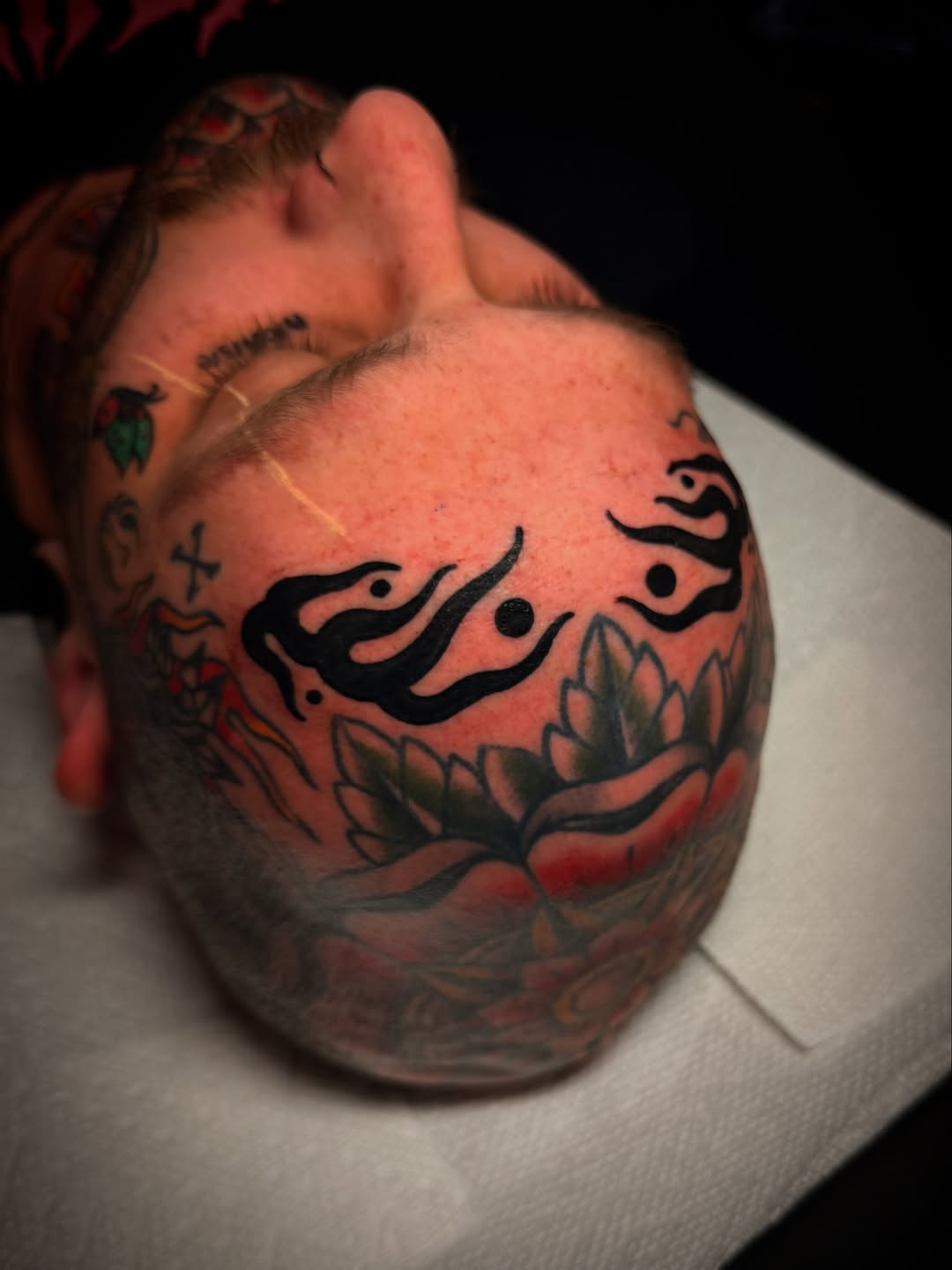 Tattoo by @daveoztattoo — blackwork, japanese_irezumi