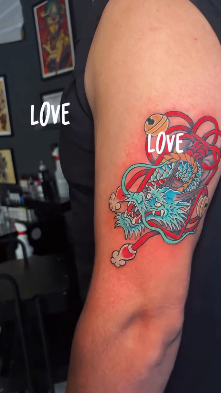 Tattoo by @beasttexas_studios — japanese_irezumi, trash_polka