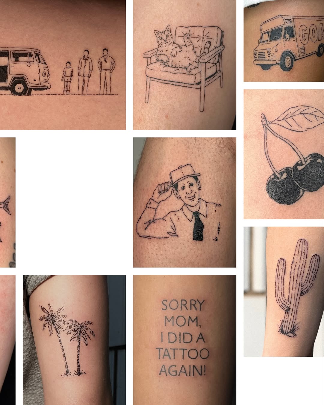 Tattoo by @555museum — fine_line