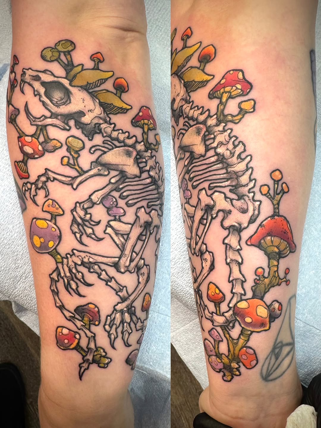 Tattoo by @langdaleart โ new_school, dark_realism
