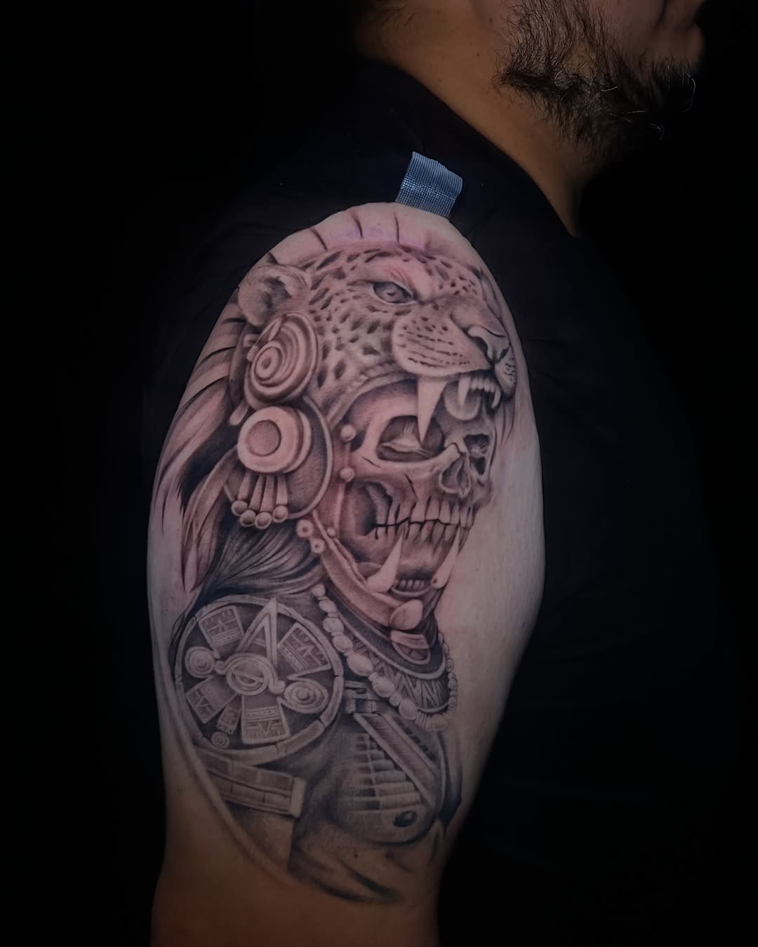 Tattoo by @danibtat2 โ realism, black_and_grey