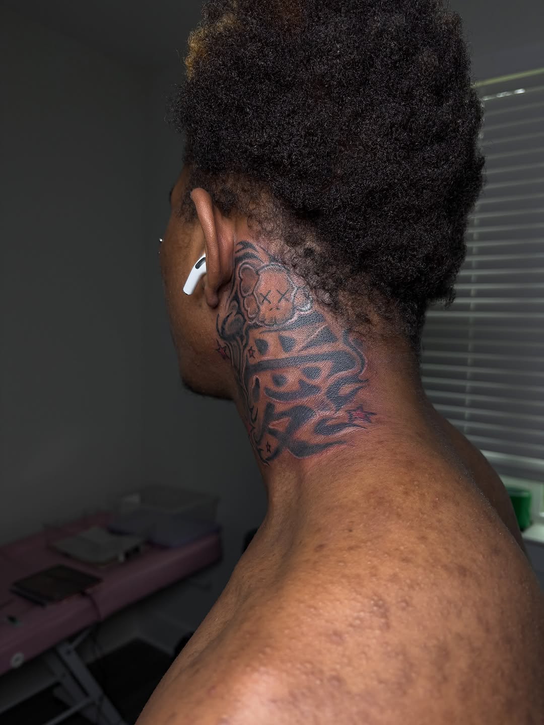 Tattoo by @kenkillatattoos — blackwork, chicano