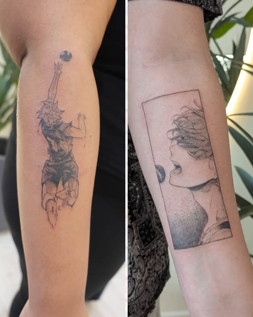 Tattoo by @marienettes_ — anime, fine_line