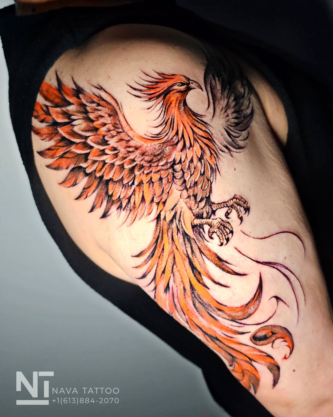 Tattoo by @navatattooo — realism, trash_polka