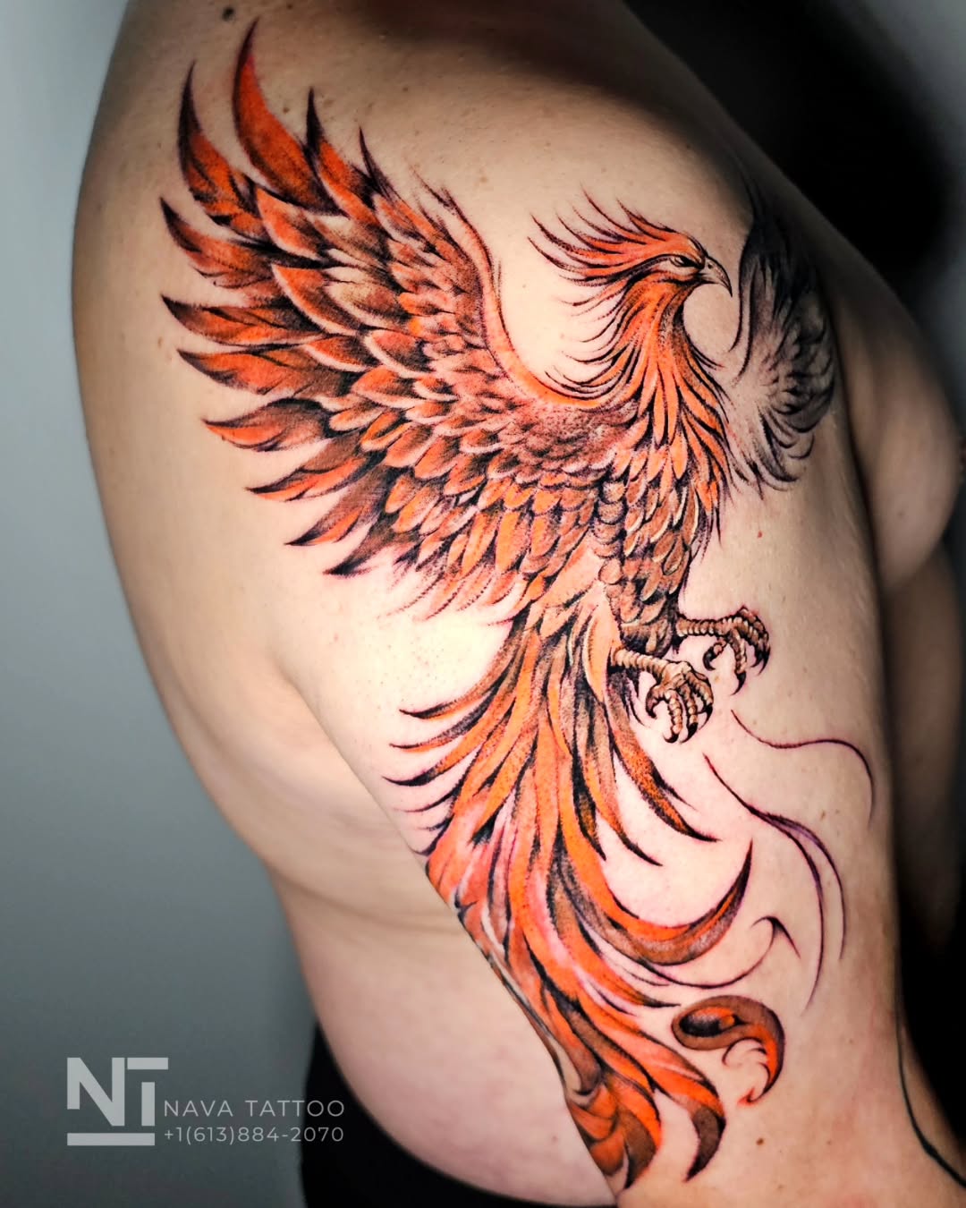 Tattoo by @navatattooo — realism, black_and_grey