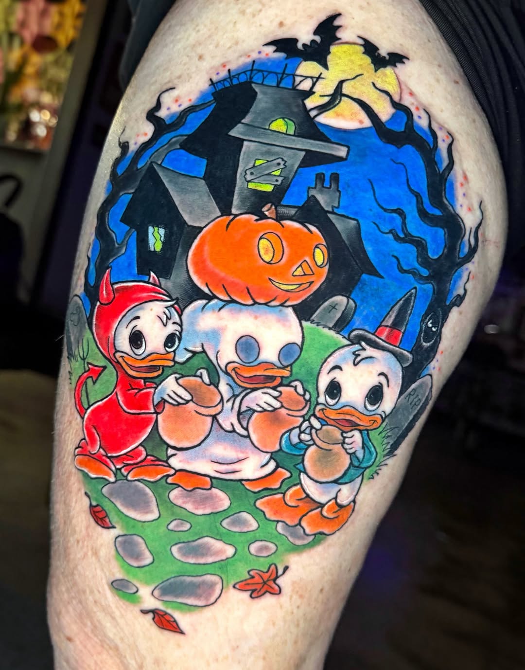 Tattoo by @q.k.tattoo โ new_school, american_traditional