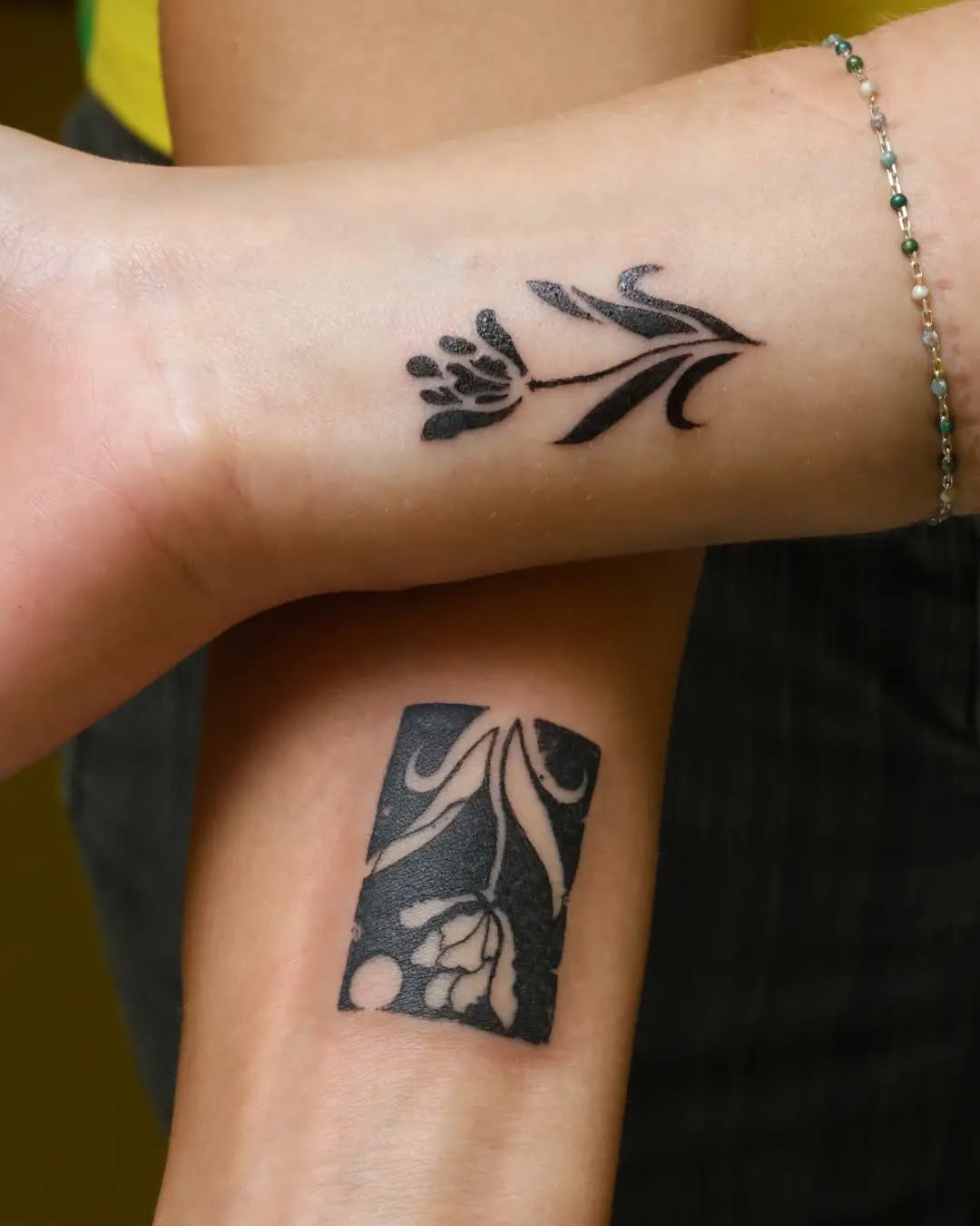 Tattoo by @oriotat2 — blackwork, minimalist