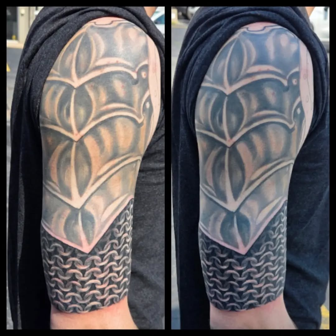 Tattoo by @nathanbauerart — realism, black_and_grey