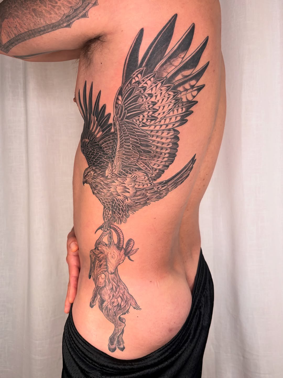Tattoo by @maggiechotattoo — black_and_grey, realism