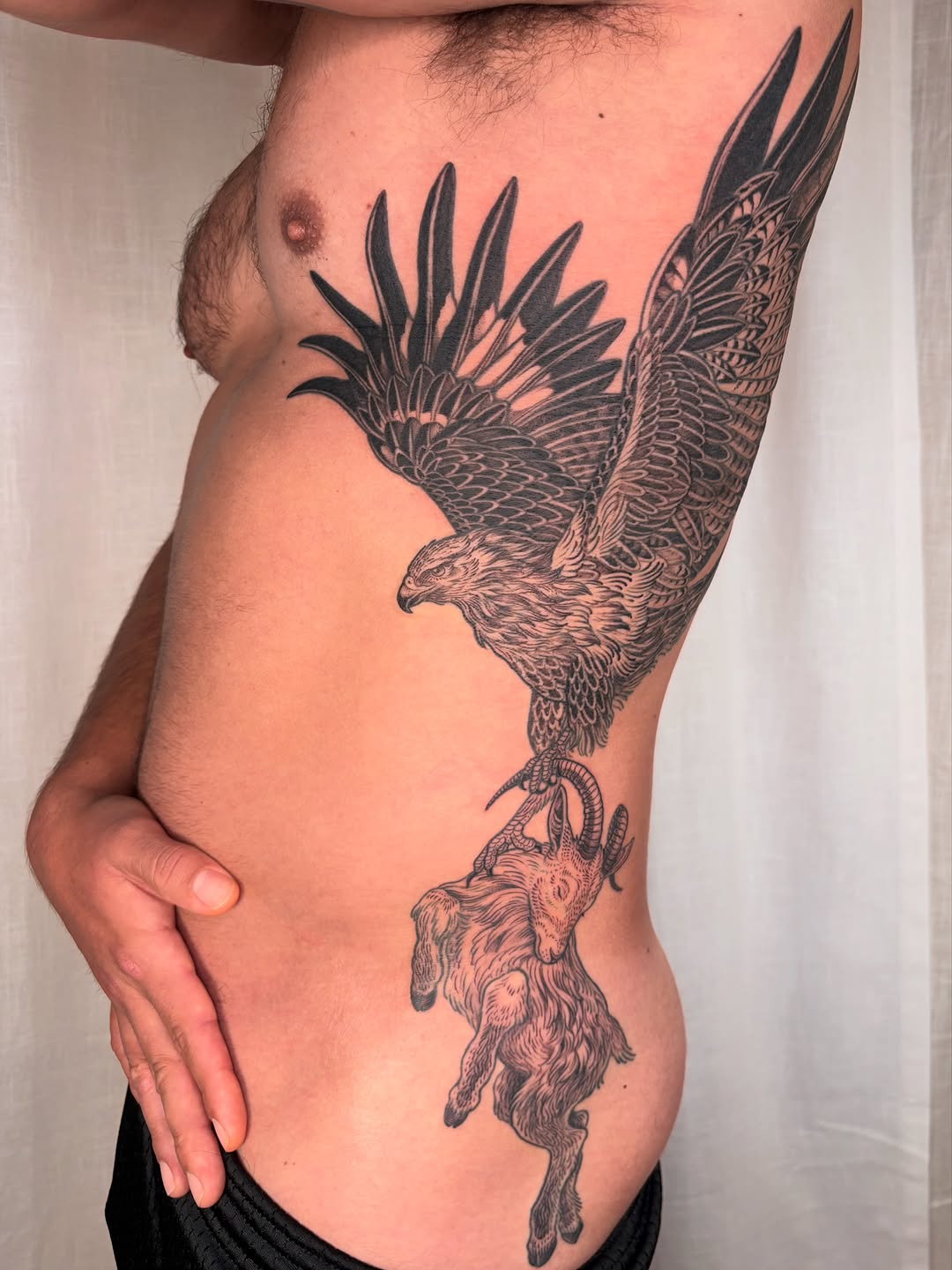 Tattoo by @maggiechotattoo — realism, black_and_grey
