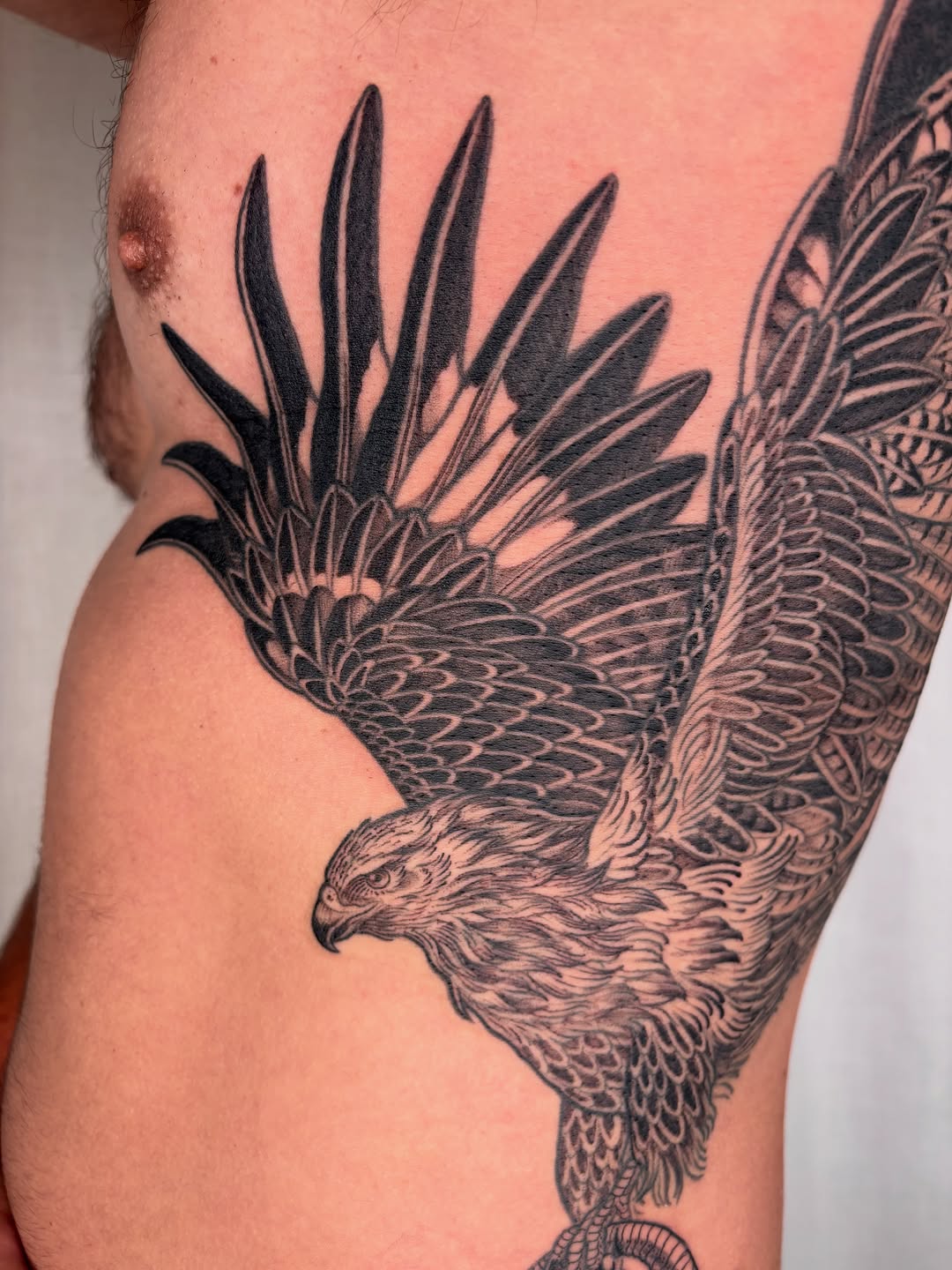 Tattoo by @maggiechotattoo — black_and_grey, realism