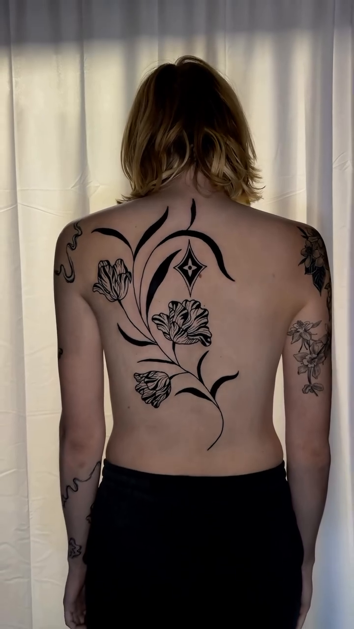 Tattoo by @inagaki.ink — black_and_grey, fine_line