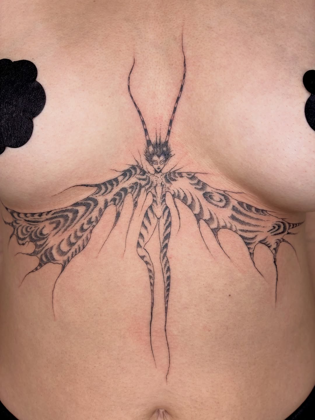 Tattoo by @geisha_ocelotl — fine_line, illustrative