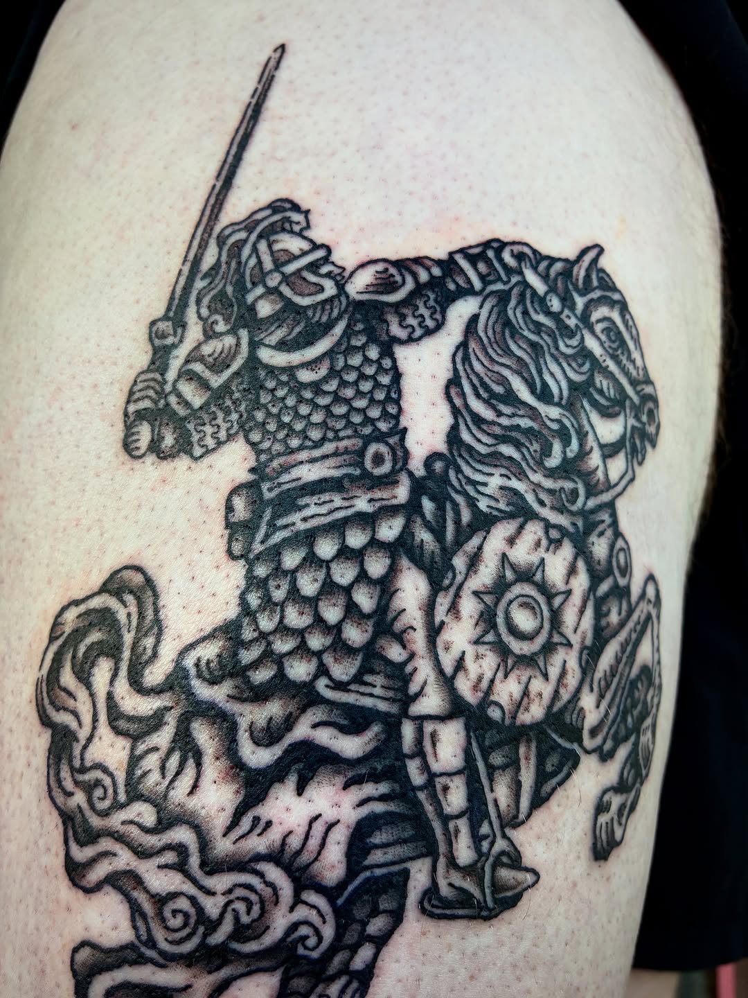 Tattoo by @_zaddy_taddy_ โ black_and_grey, realism