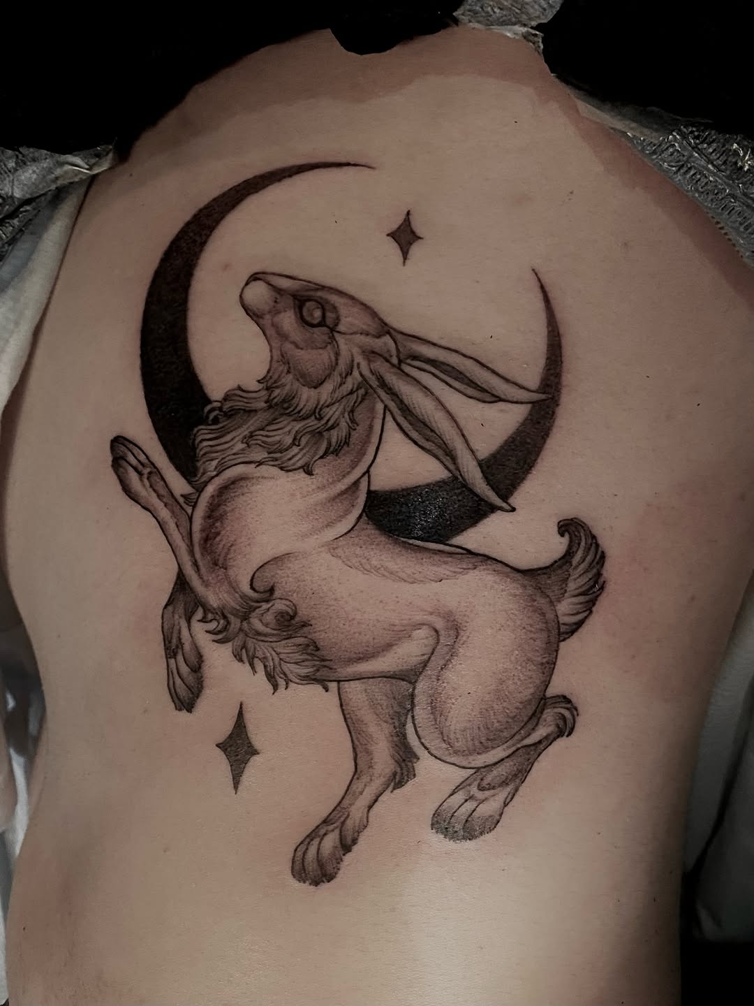 Tattoo by @meluusiine — black_and_grey, realism
