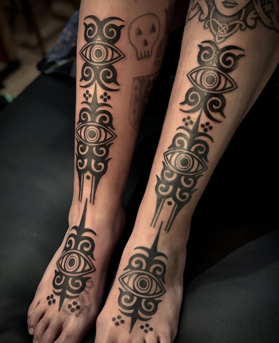 Tattoo by @joe.blackmamba — blackwork, ornamental