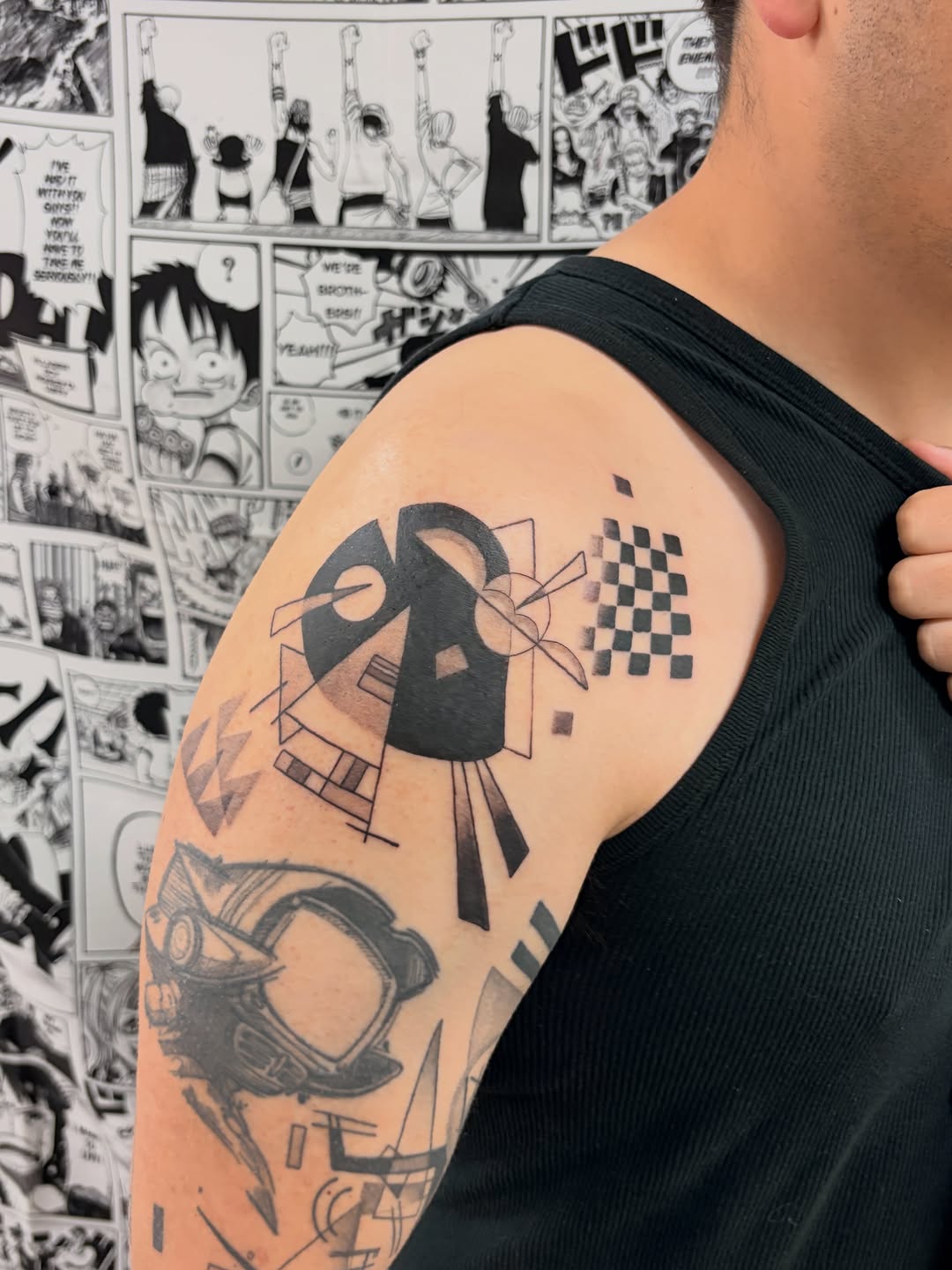 Tattoo by @ruoktattoo — geometric, blackwork