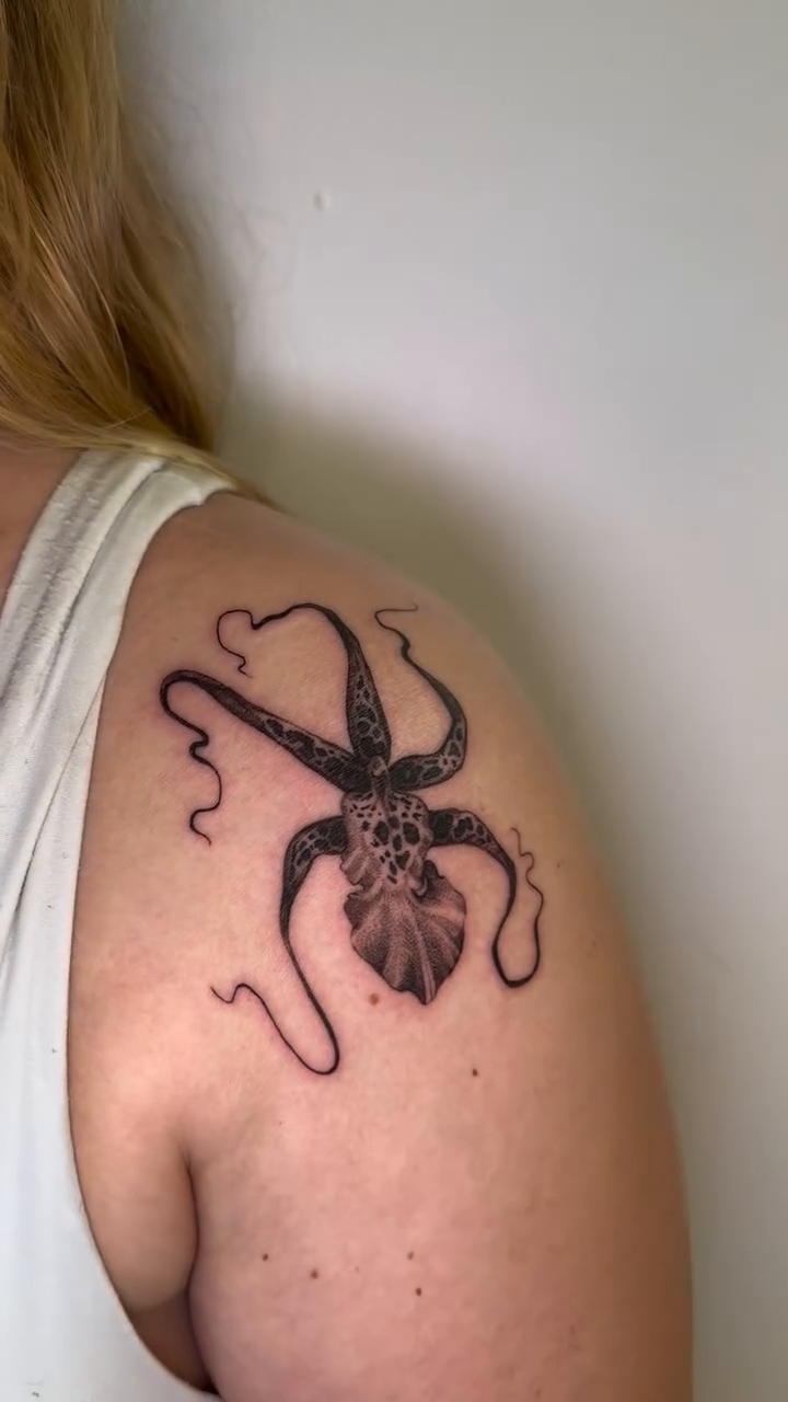 Tattoo by @artbyalyssacarbonara — black_and_grey, realism