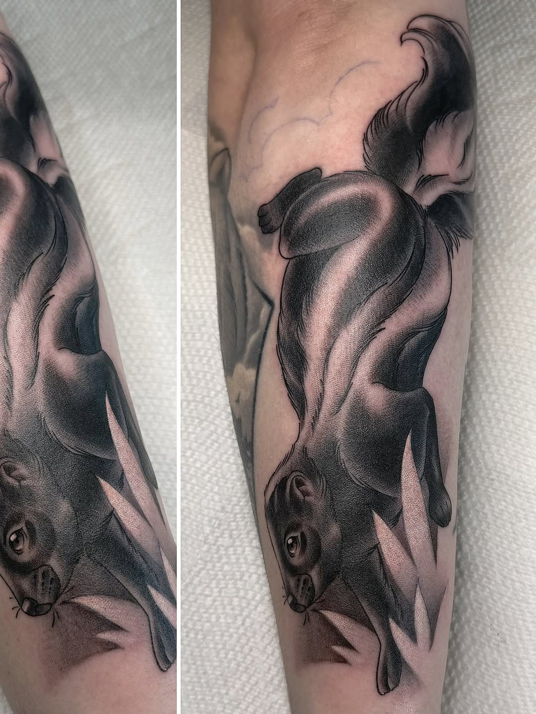 Tattoo by @booradleey — realism, black_and_grey