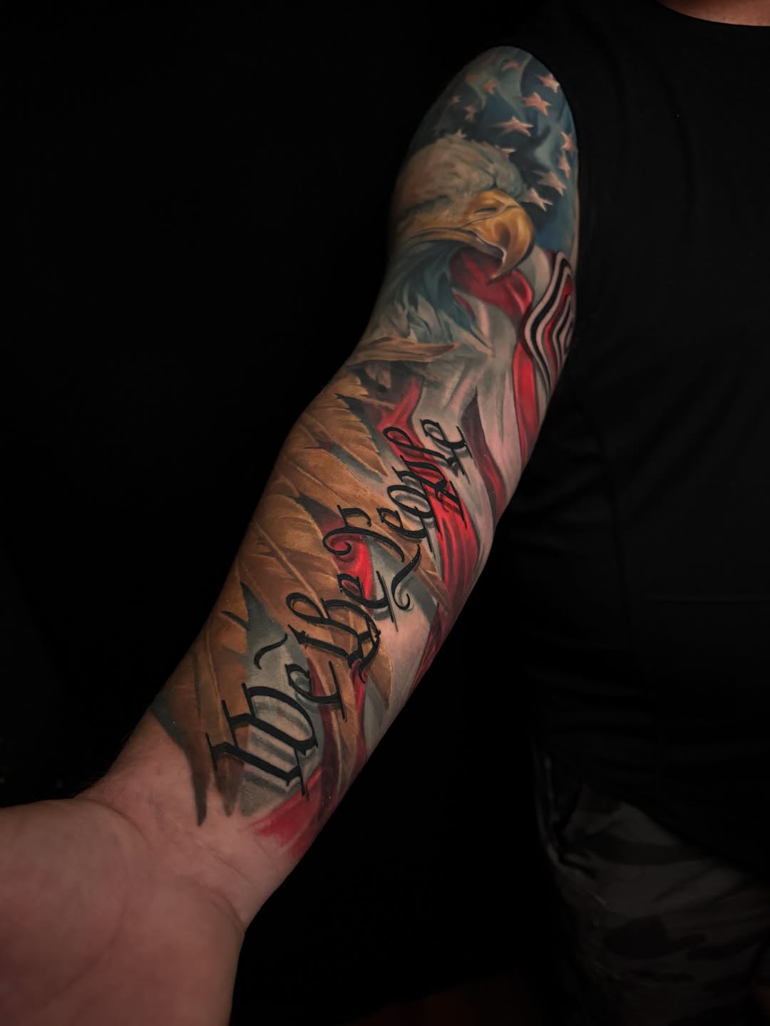 Tattoo by @bradsnowtattoos โ realism, lettering_script