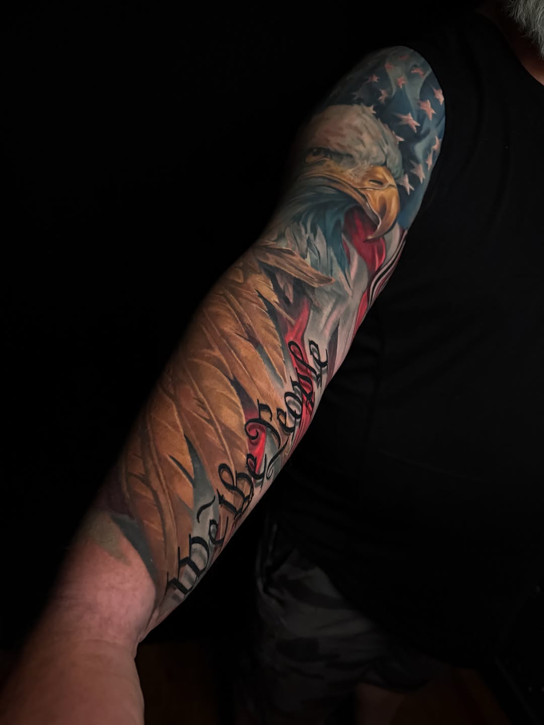 Tattoo by @bradsnowtattoos โ realism, lettering_script