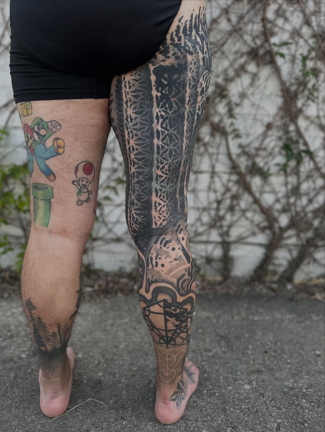 Tattoo by @jon.miller.tattoo — blackwork, geometric